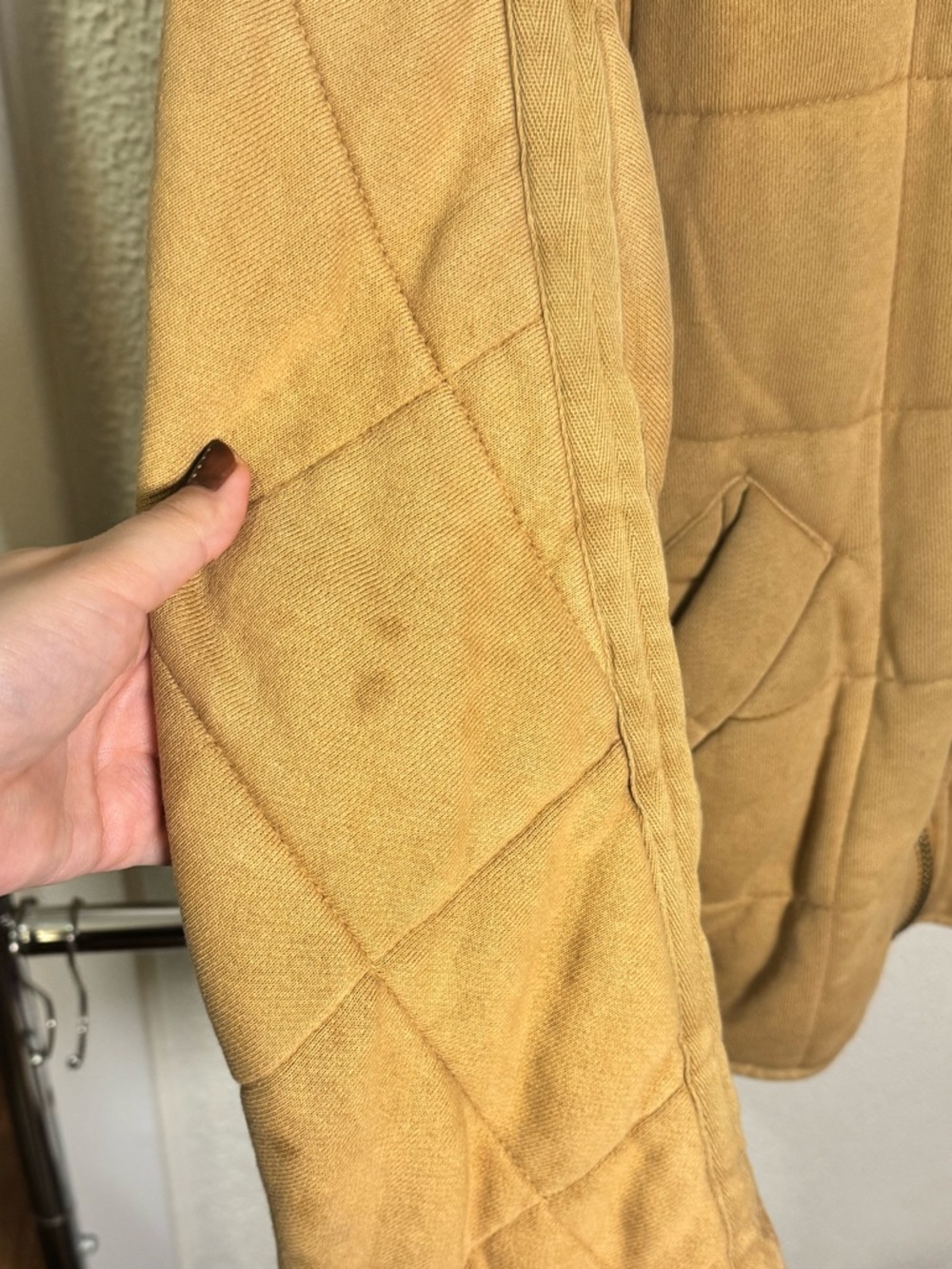 Dolman Quilted Knit Jacket - Picture 7 of 11
